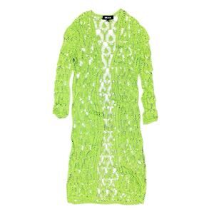 SER.O.YA Allison Crochet Cardigan in Lime Green Size XS/S
